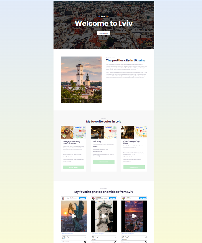 Travel Project